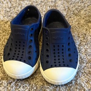 Baby toddler Native Kids Water Shoes size C5 Navy and White